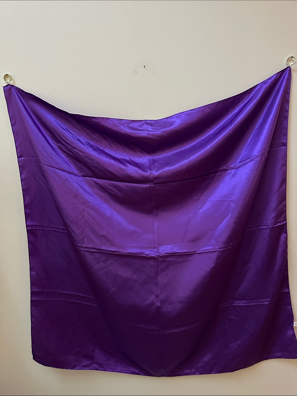 2/$20 Satin Wrap Scarf in Vibrant Purple - Elegant Women's Accessory